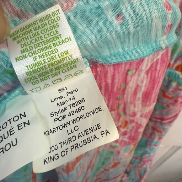 Lilly Pulitzer Sleeveless Mills Maxi Jellies Be Jammin Dress W1317 Sz XS - Picture 7 of 9